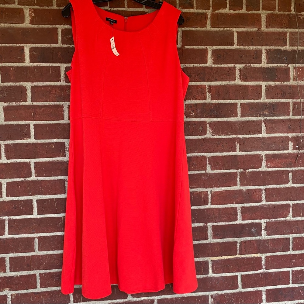 New Talbots Women XL Coral Orange Dress